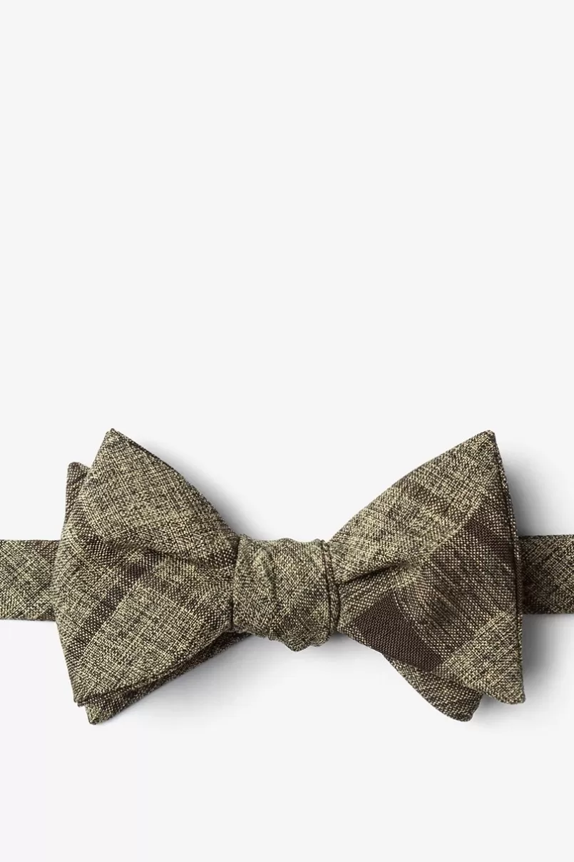 Ties Kirkland Self-Tie Bow Tie Brown Flash Sale