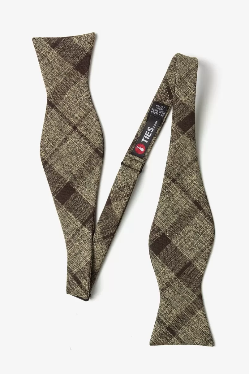 Ties Kirkland Self-Tie Bow Tie Brown Flash Sale