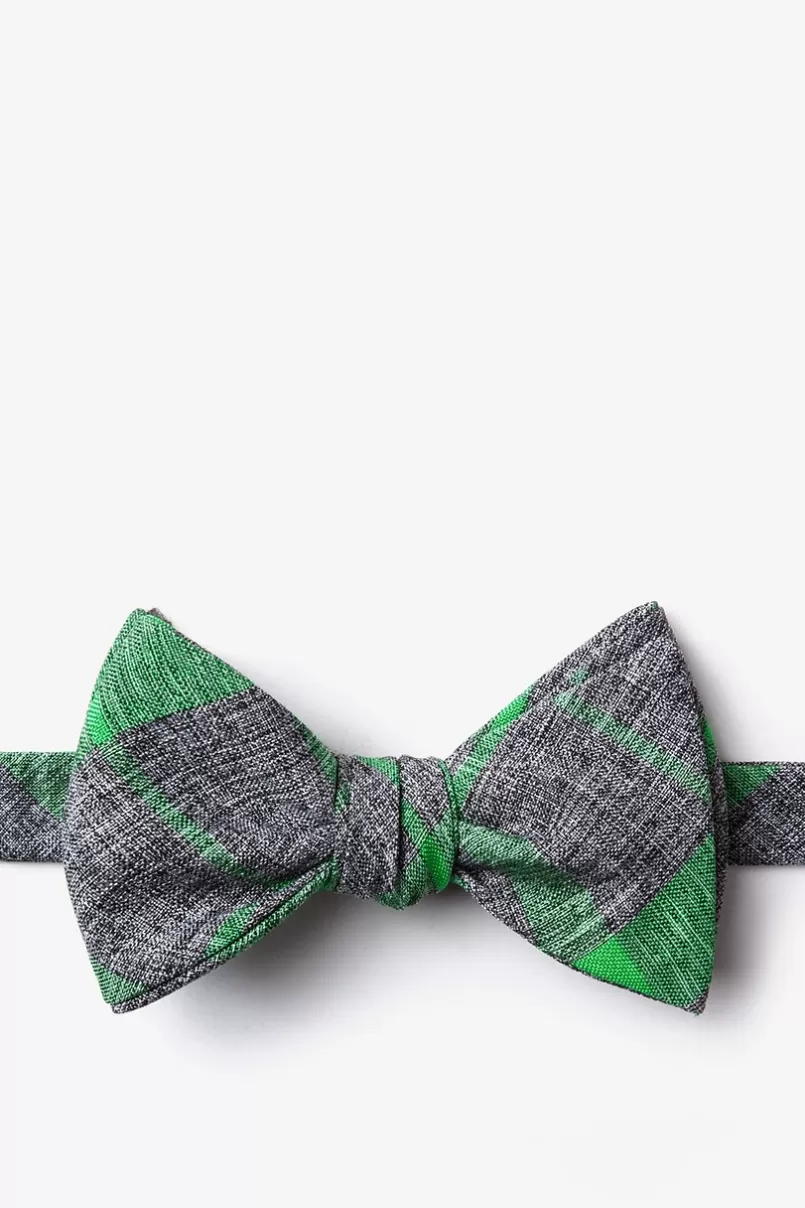 Ties Kirkland Self-Tie Bow Tie Green Flash Sale