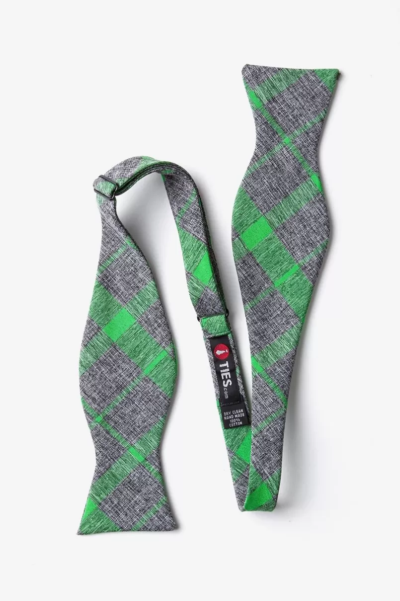 Ties Kirkland Self-Tie Bow Tie Green Flash Sale