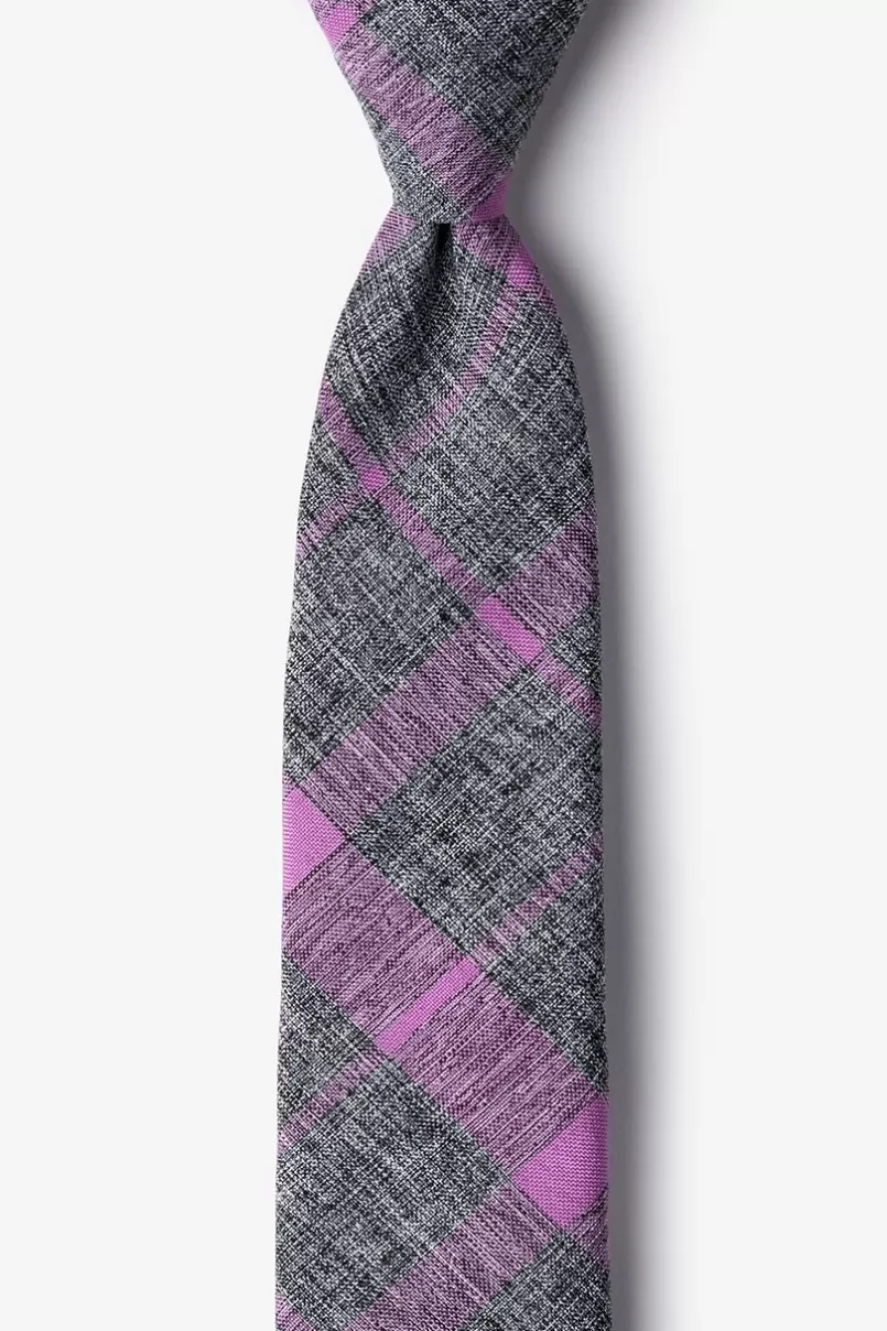 Ties Kirkland Skinny Tie Purple Cheap