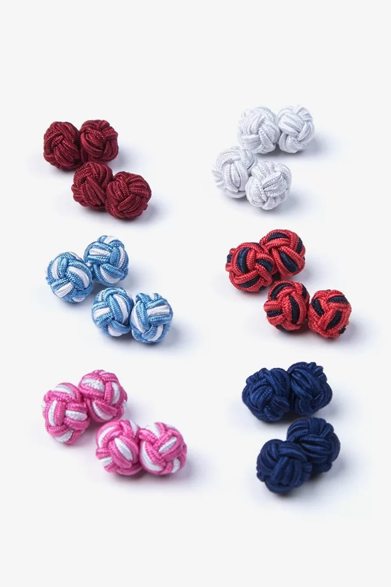 Ties Knot Cufflink Set Multicolor Sale