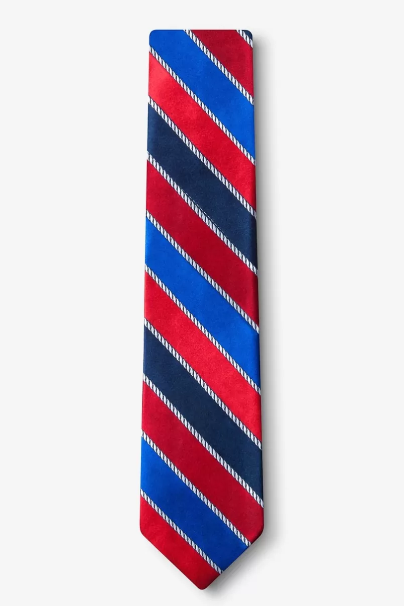 Ties Know the Ropes Skinny Tie Red Fashion