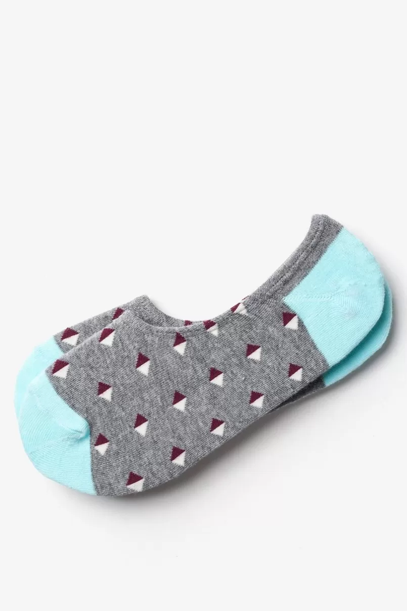 Ties La Habra No-Show Sock Aqua Clearance