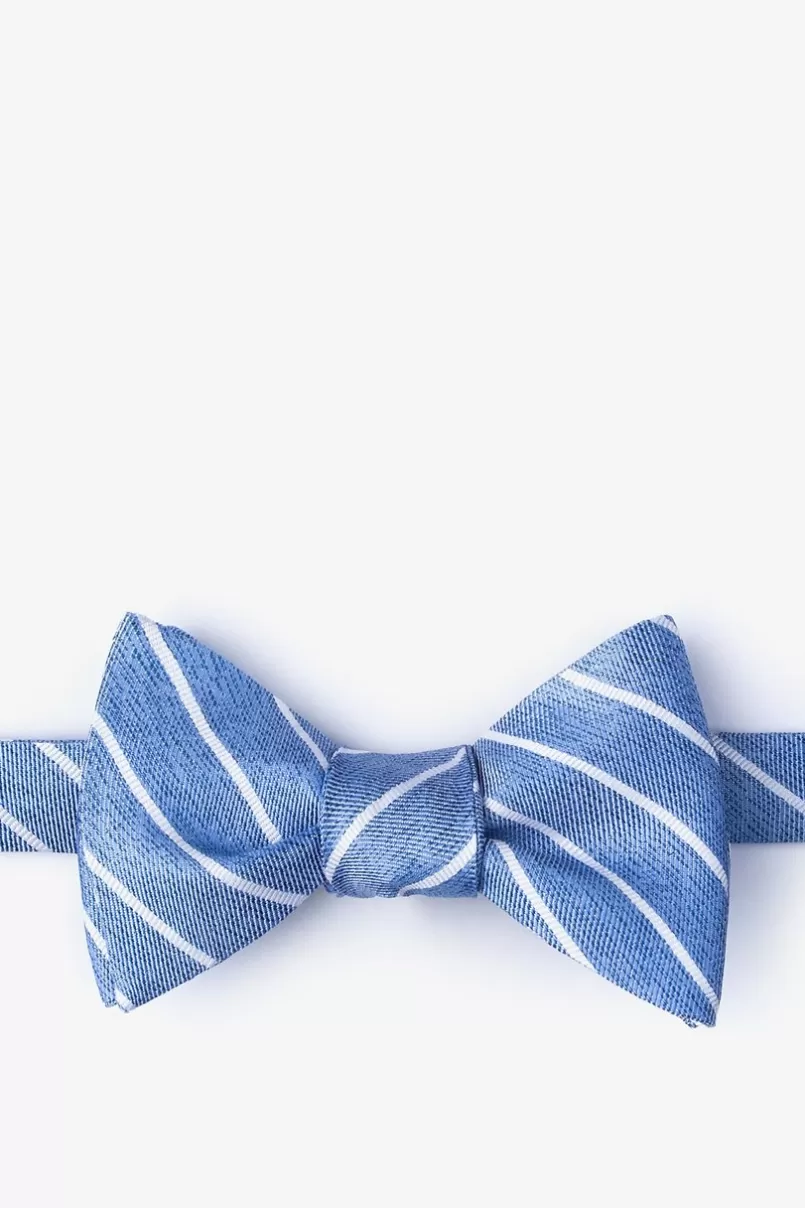 Ties Lagan Self-Tie Bow Tie Blue Cheap