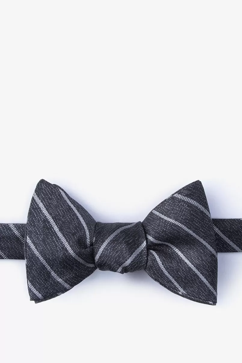 Ties Lagan Self-Tie Bow Tie Gray Outlet