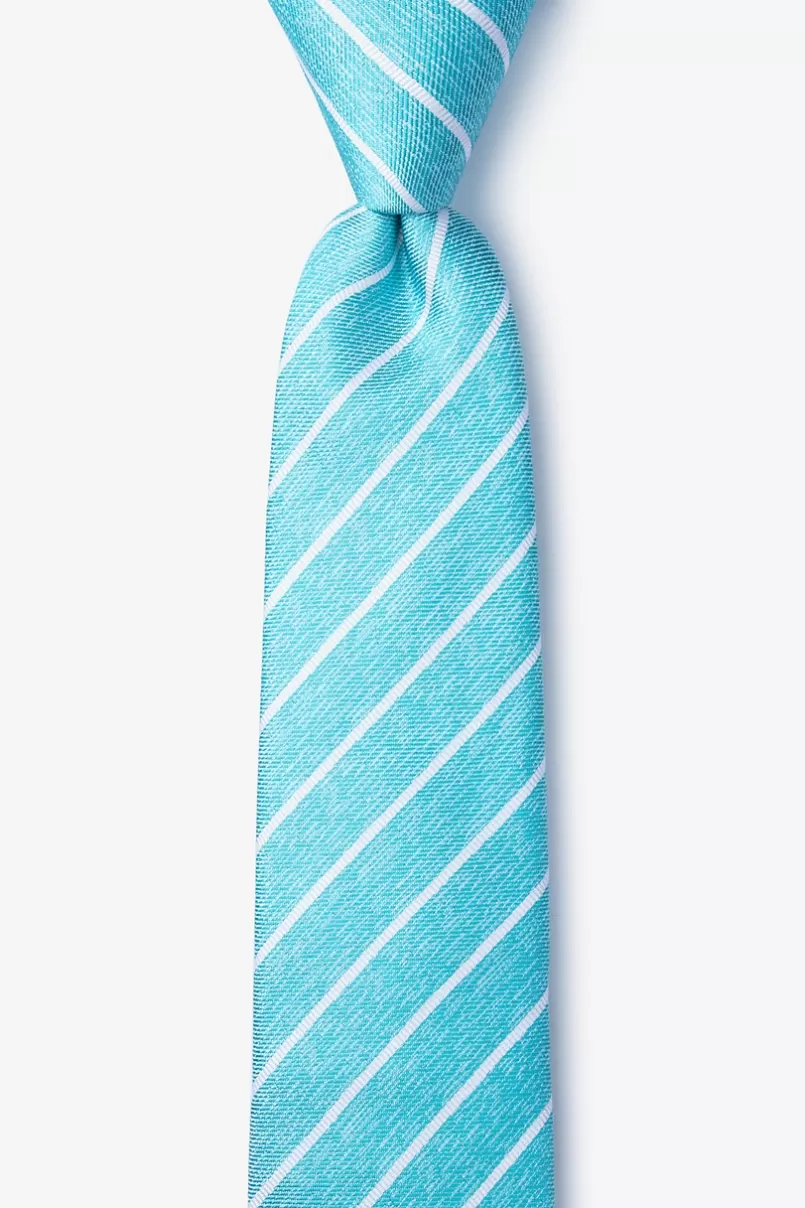 Ties Lagan Teal Skinny Tie Sale