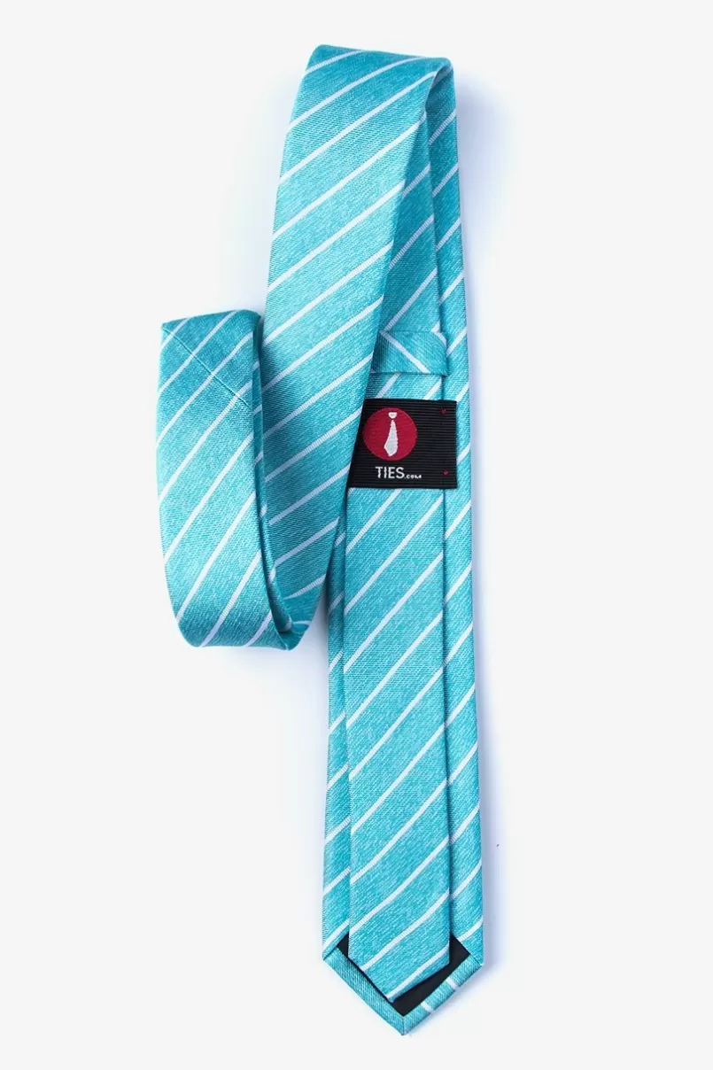 Ties Lagan Teal Skinny Tie Sale