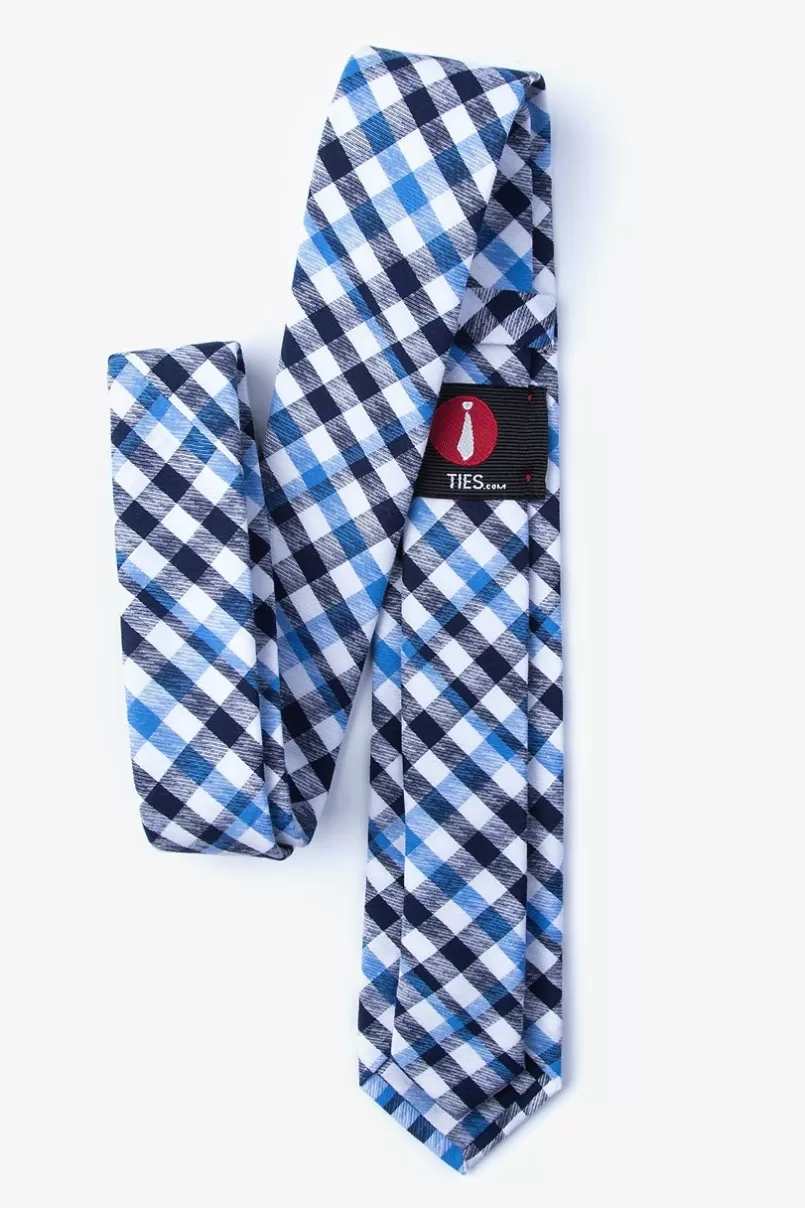 Ties Lance Skinny Tie Blue Discount