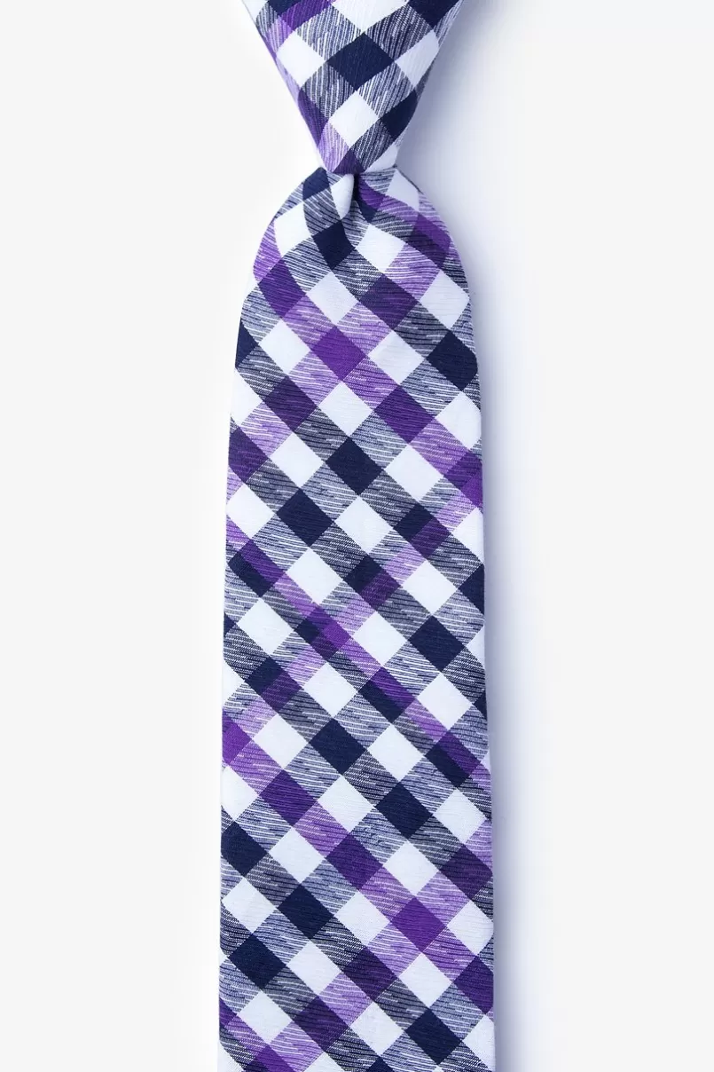 Ties Lance Skinny Tie Purple Flash Sale