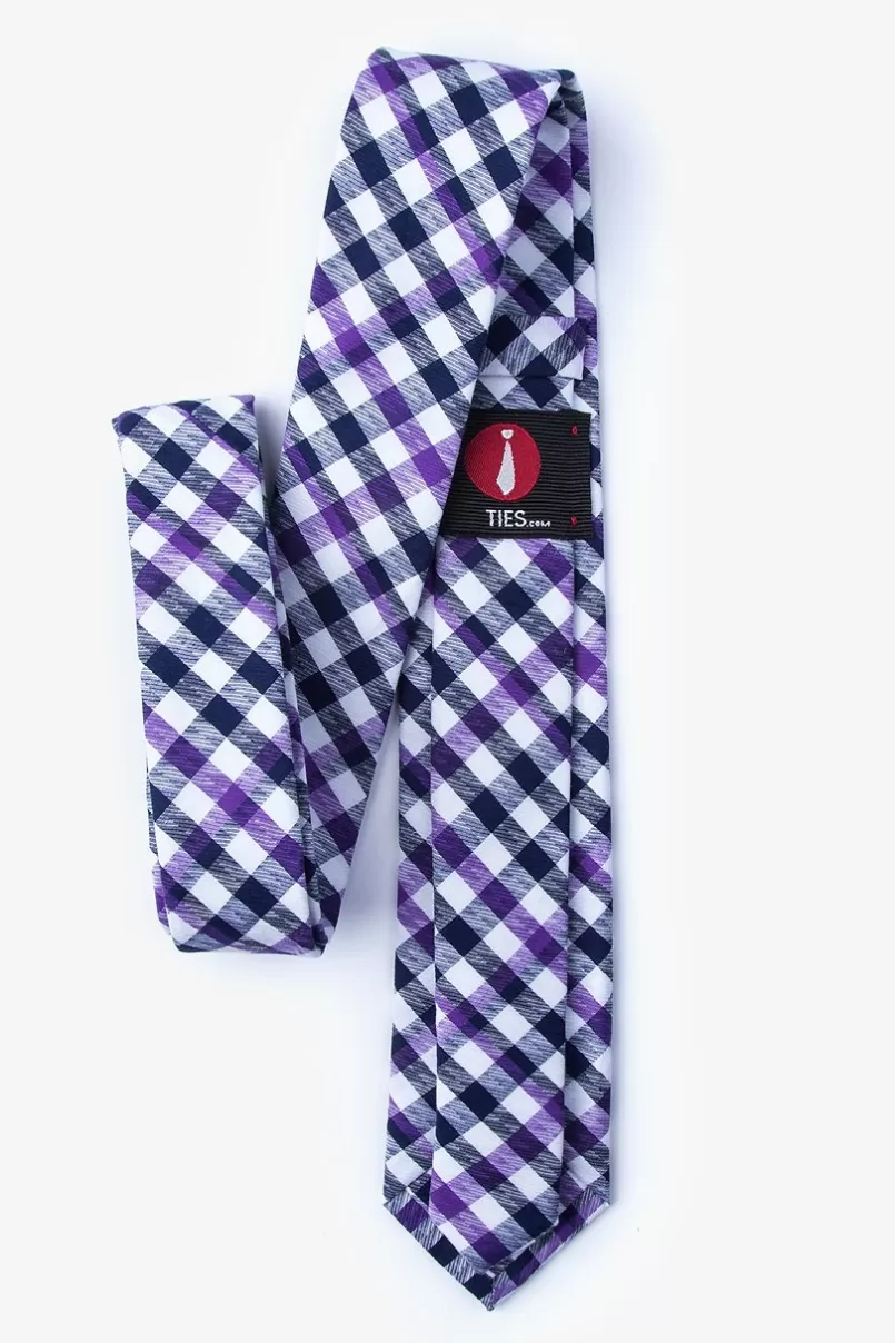 Ties Lance Skinny Tie Purple Flash Sale