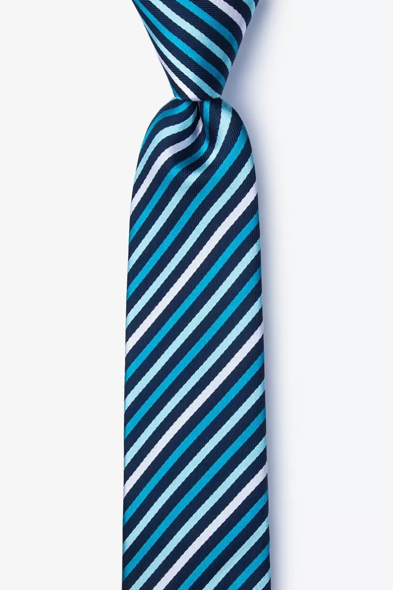 Ties Lee Skinny Tie Teal Hot