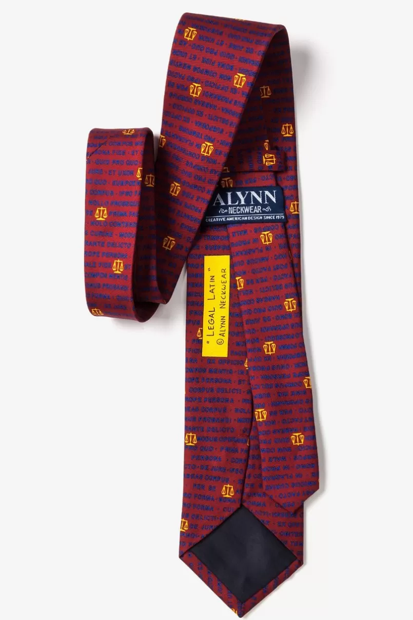 Ties Legal Latin Red Tie Discount