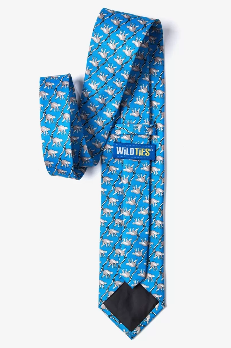 Ties Lemur Blue Tie Fashion