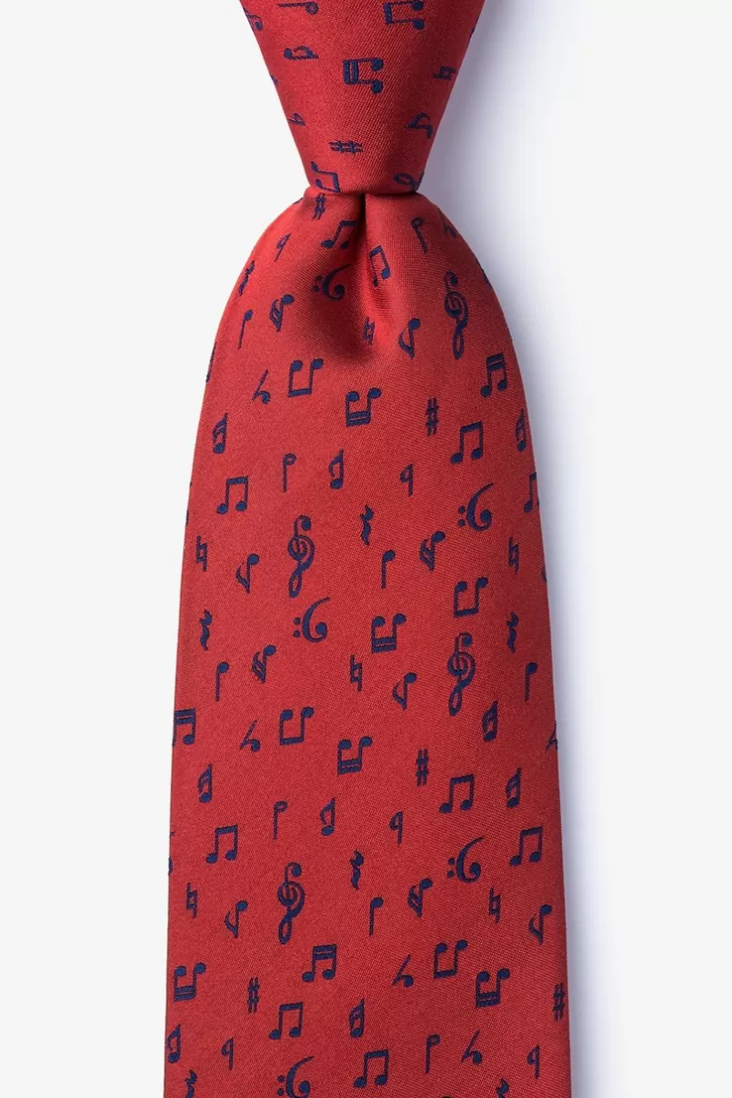 Ties Let's compare Notes Tie Red Store