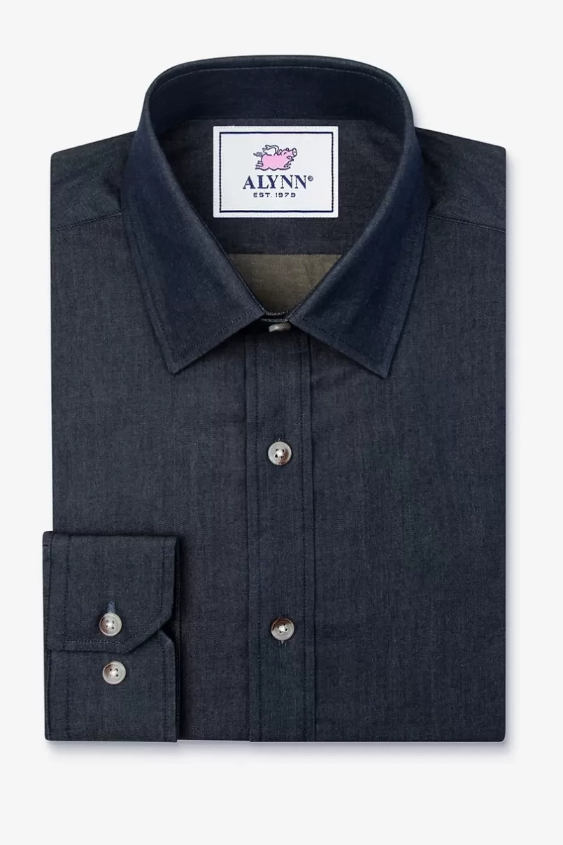 Ties Liam Denim Indigo Casual Shirt Online