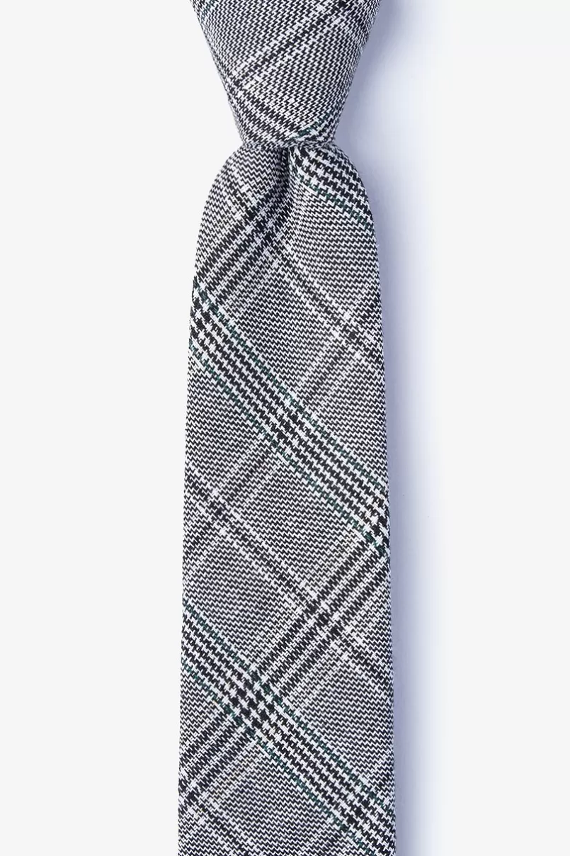 Ties Lima Charcoal Skinny Tie Sale