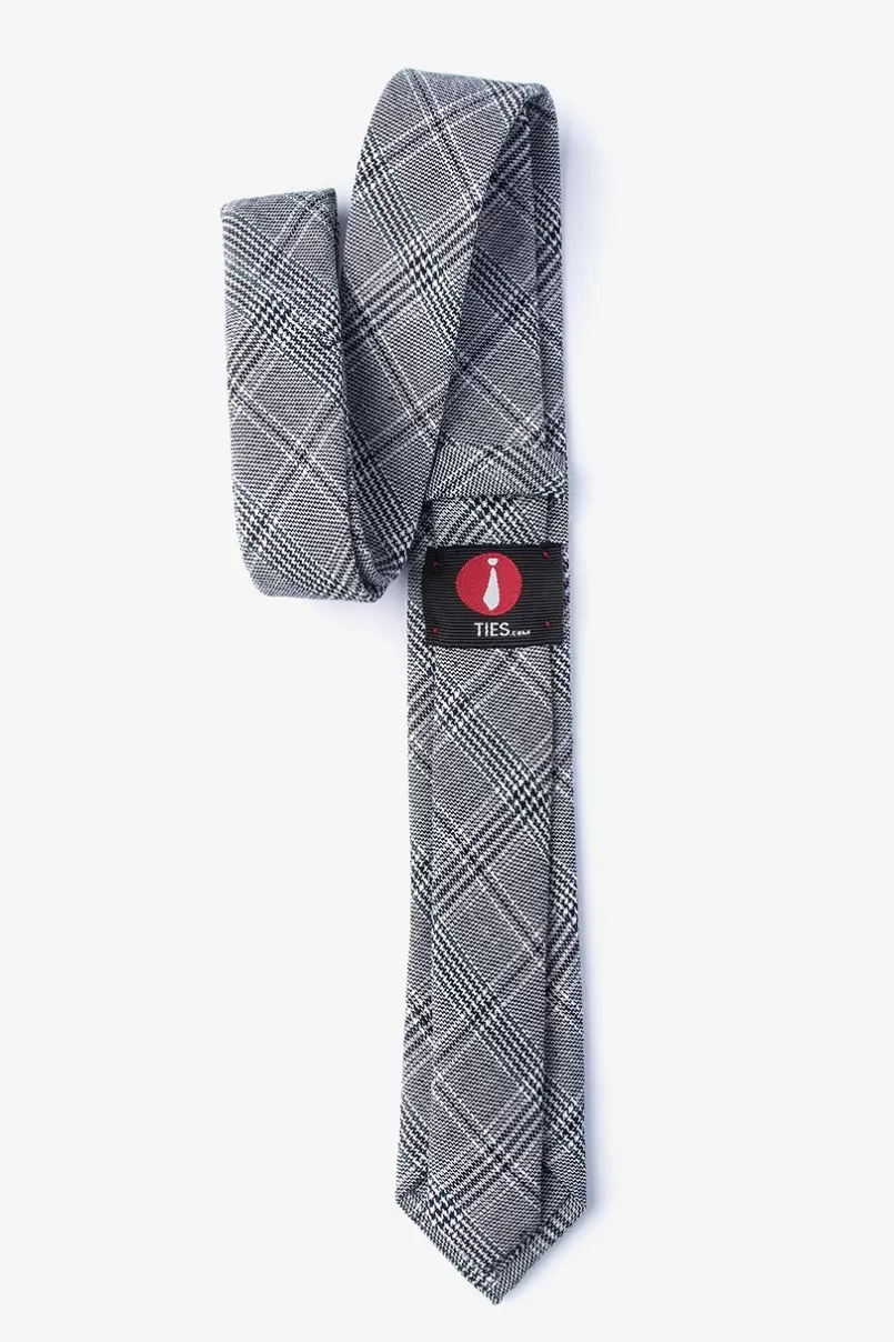 Ties Lima Charcoal Skinny Tie Sale