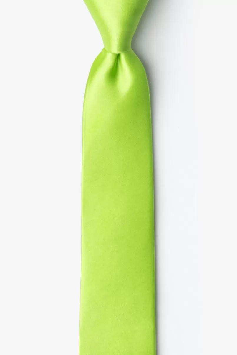 Ties Lime Green 2" Skinny Tie LimeGreen Best
