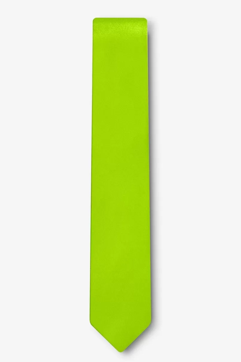 Ties Lime Green 2" Skinny Tie LimeGreen Best