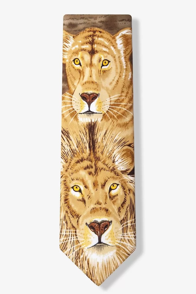 Ties Lions Burgundy Tie Online