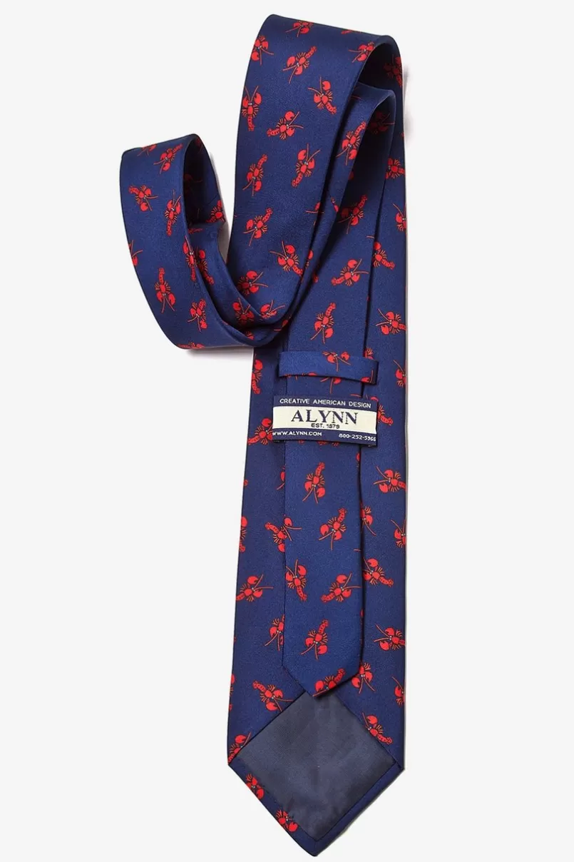 Ties Lobsters Navy Blue Tie Best