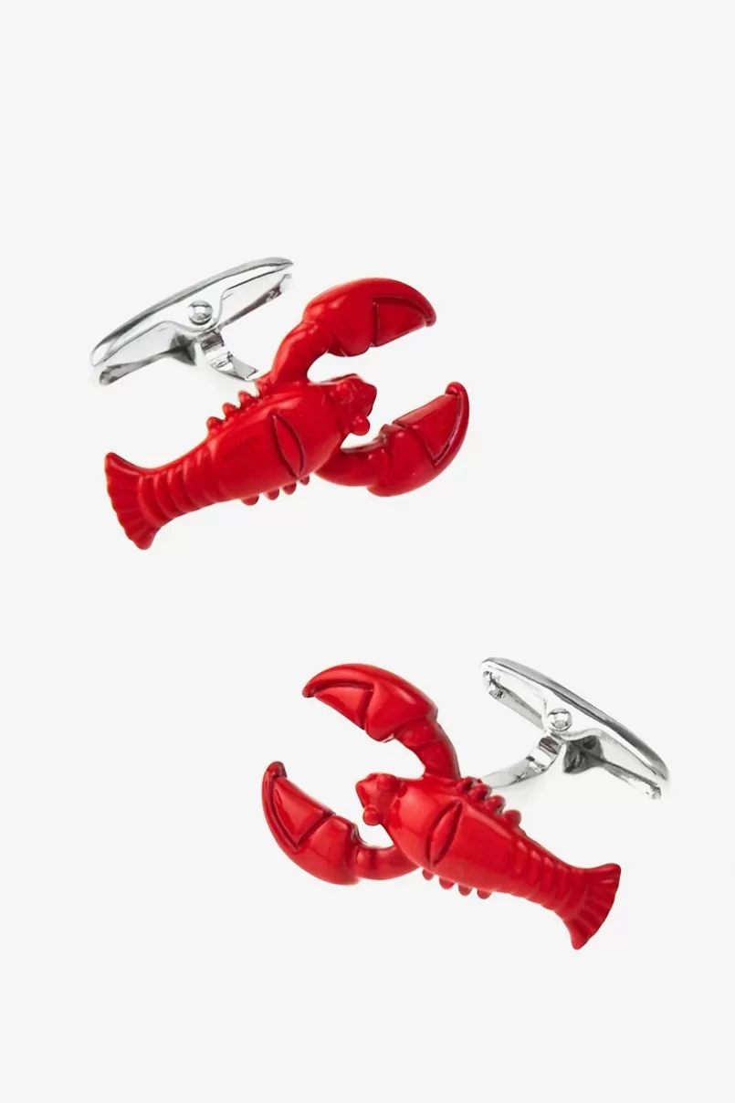 Ties Lobsters Red Cufflinks Outlet