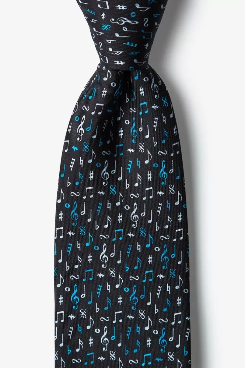 Ties Lookin' Sharp Black Tie Flash Sale