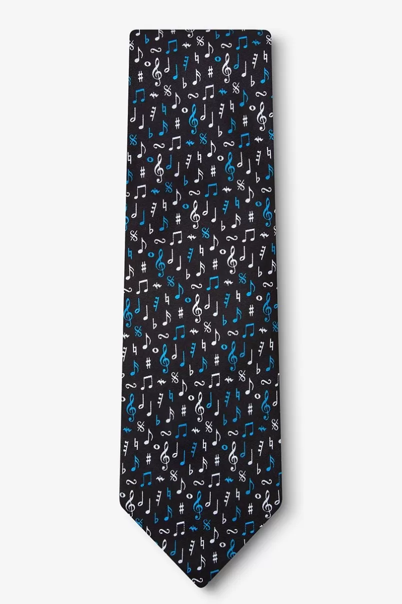 Ties Lookin' Sharp Black Tie Flash Sale