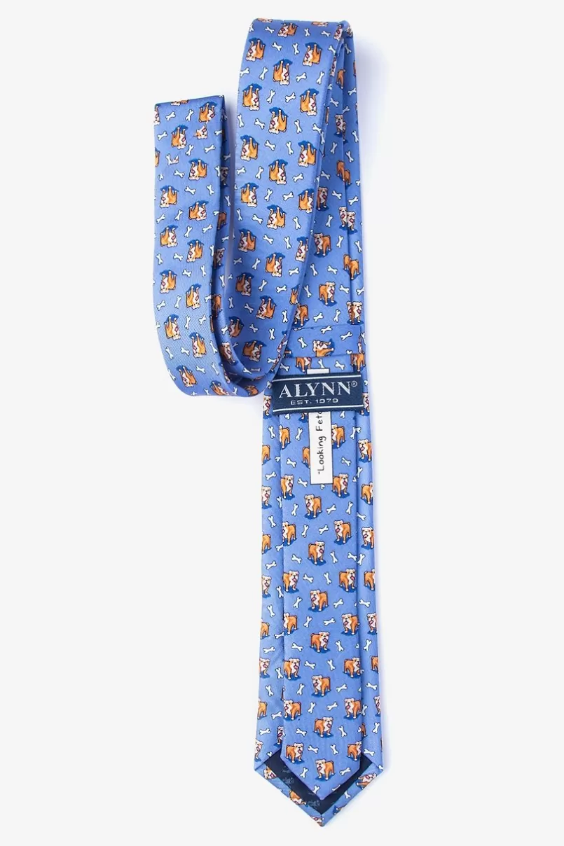 Ties Looking Fetch-ing Blue Skinny Tie Outlet