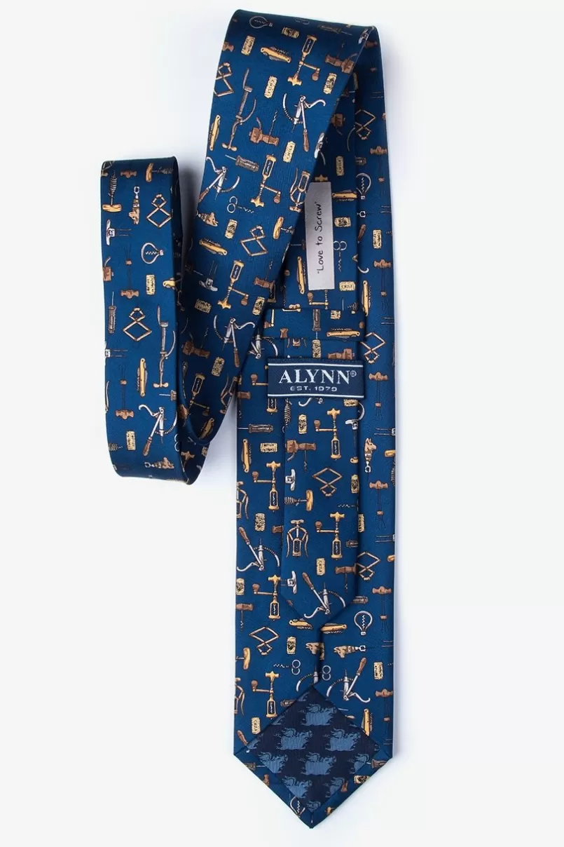 Ties Love to Screw Navy Blue Tie NavyBlue Best