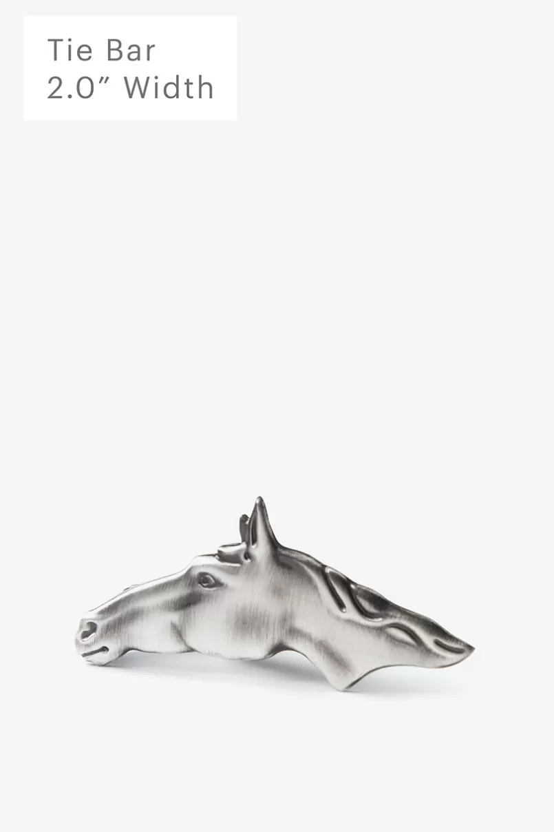 Ties Love Your Neigh-bor Antiqued Silver Tie Bar Best