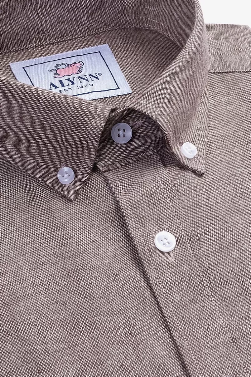 Ties Lucas Business Casual Shirt Brown Best