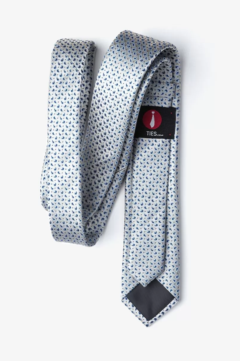 Ties Madagascar Ecru Skinny Tie Outlet