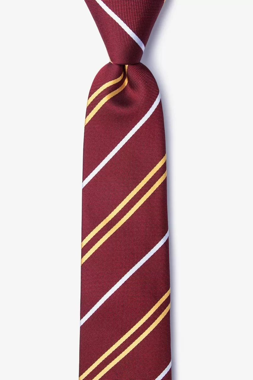 Ties Maigue Skinny Tie Red Sale