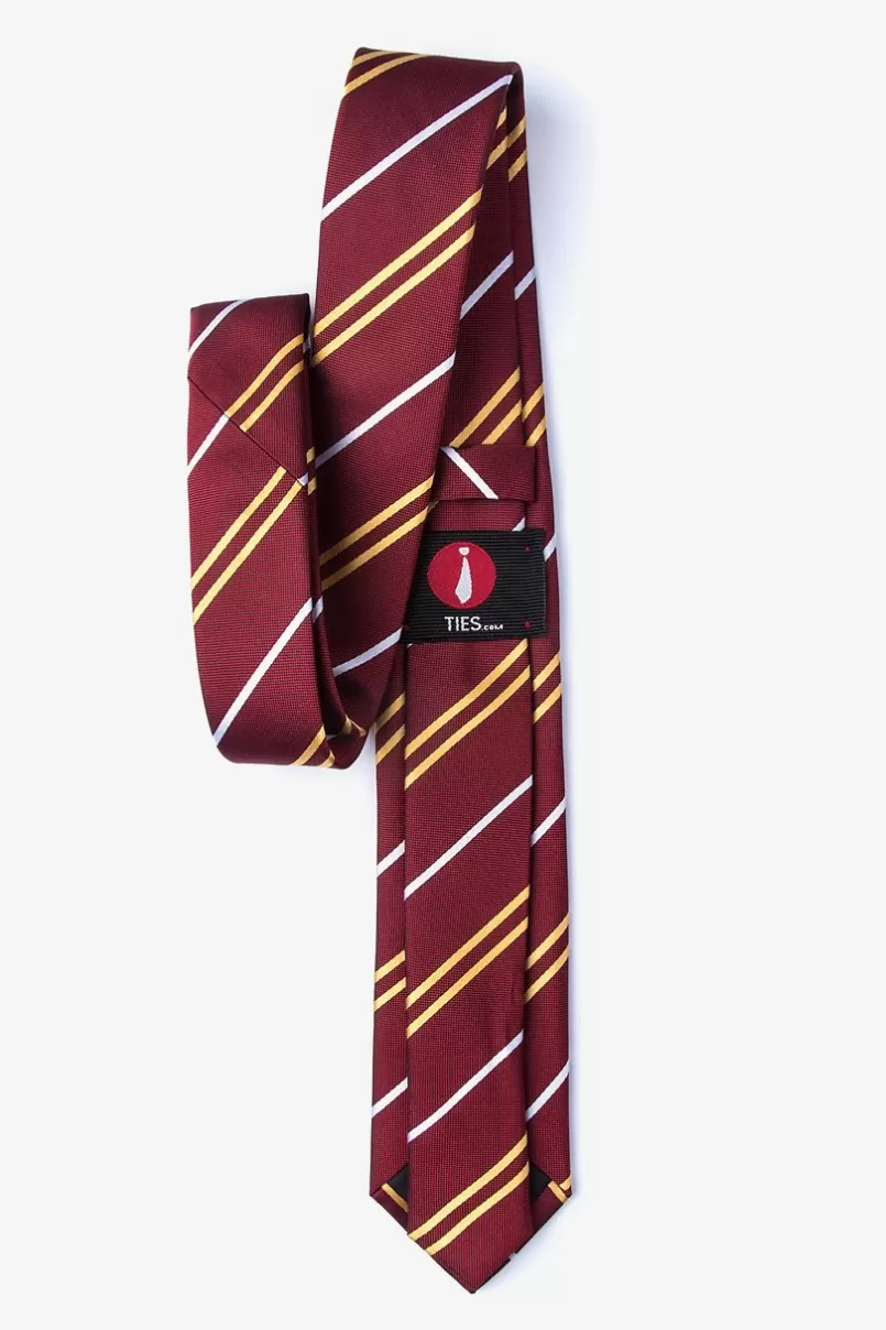Ties Maigue Skinny Tie Red Sale