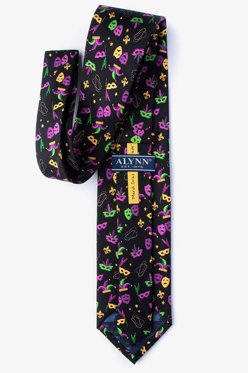 Ties Mardi Gras Masquerade Black Tie Cheap