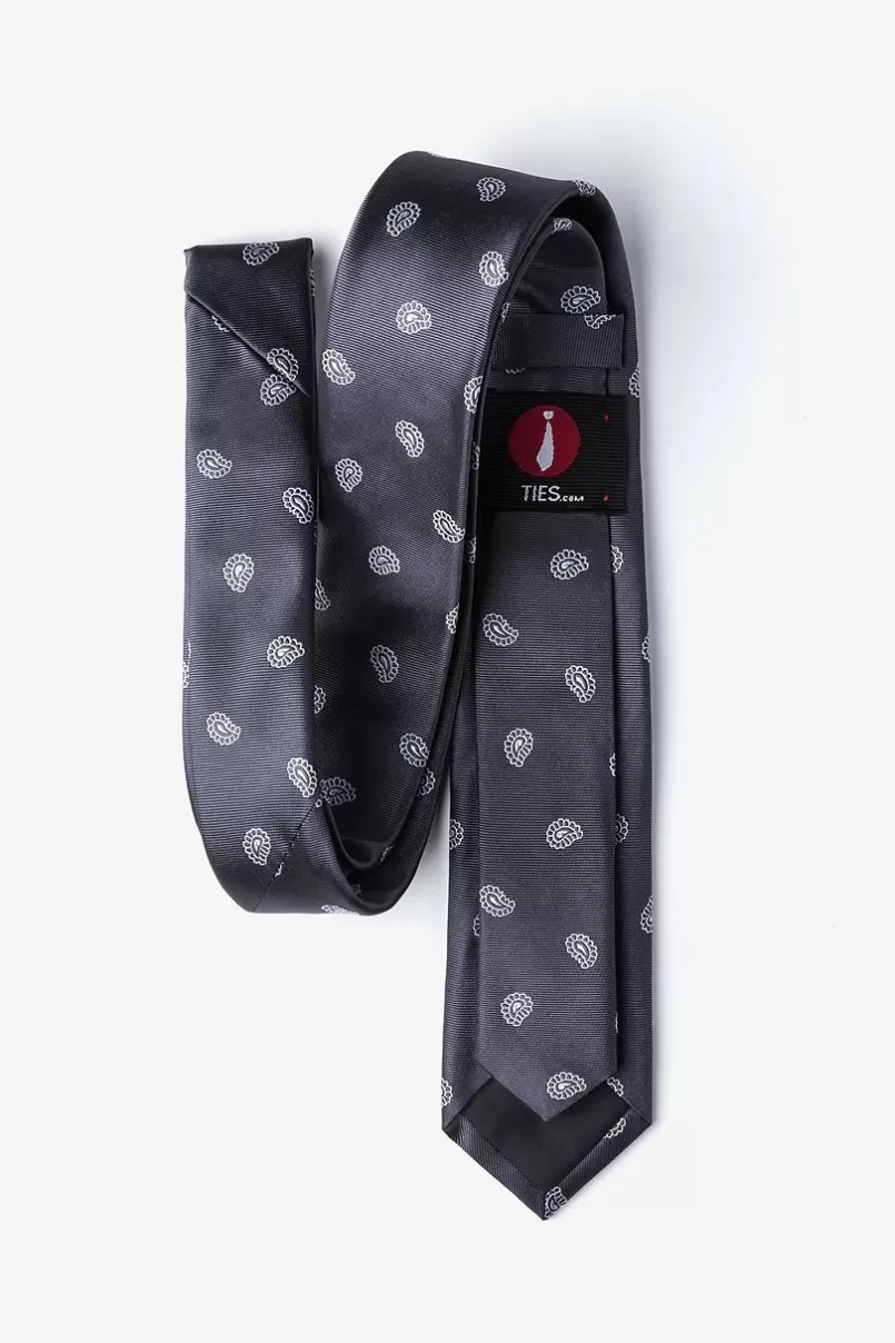 Ties Margarita Dark Gray Skinny Tie DarkGray Shop
