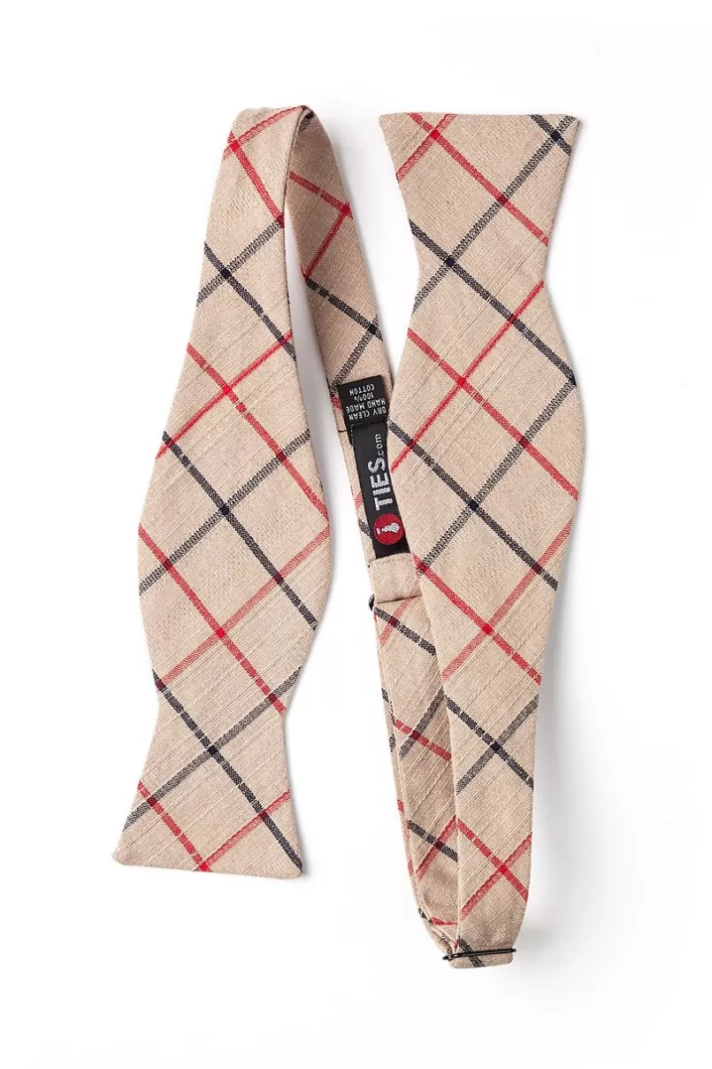Ties Maricopa Self-Tie Bow Tie Beige Outlet