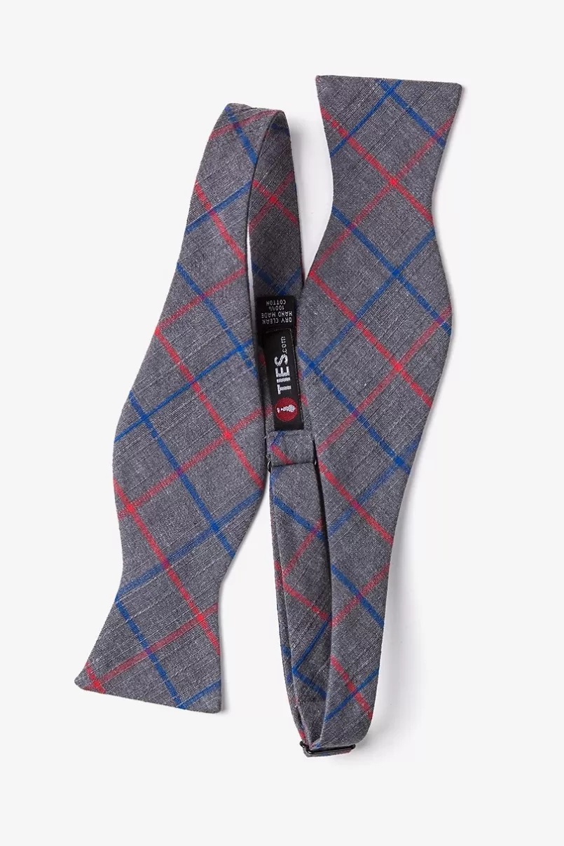 Ties Maricopa Self-Tie Bow Tie Charcoal Flash Sale