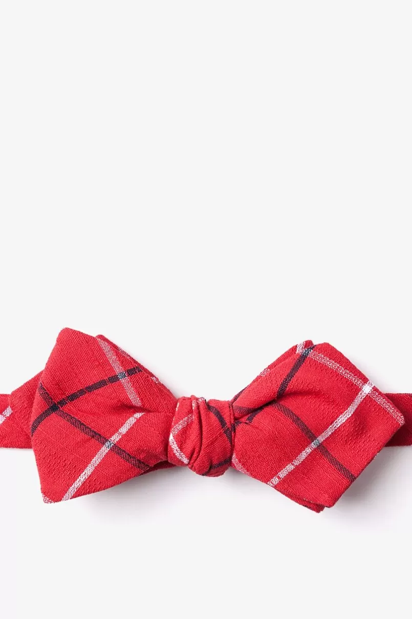 Ties Maricopa Diamond Tip Bow Tie Red Best Sale