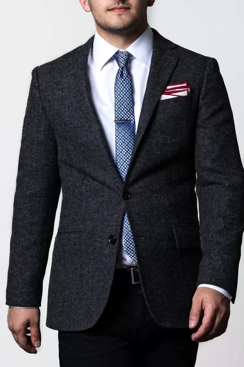 Ties Maroon Edged Linen White Pocket Square White&Maroon Sale
