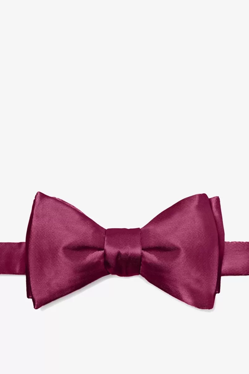 Ties Self-Tie Bow Tie Maroon Online