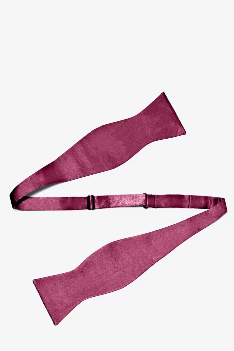 Ties Self-Tie Bow Tie Maroon Online