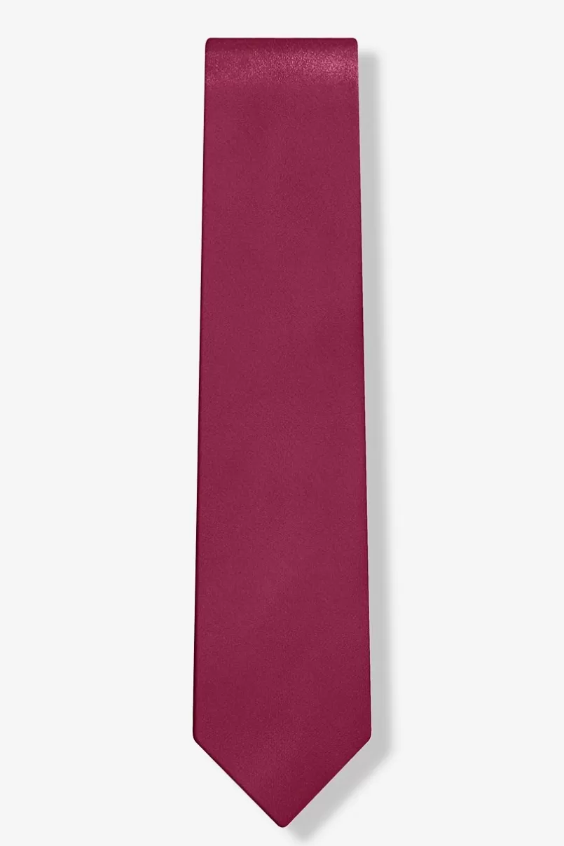Ties Skinny Tie Maroon Online