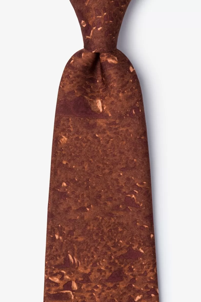 Ties Mars Surface Red Tie Shop