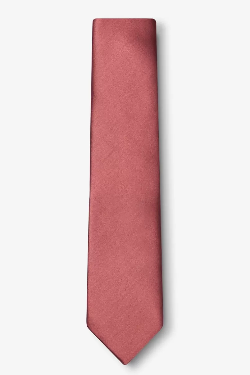 Ties Skinny Tie Marsala Clearance