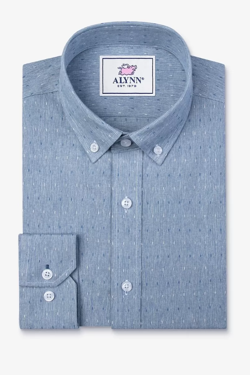 Ties Mason Business Casual Shirt Blue Shop