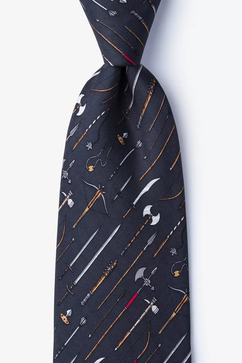 Ties Medieval Weaponry Black Tie Cheap