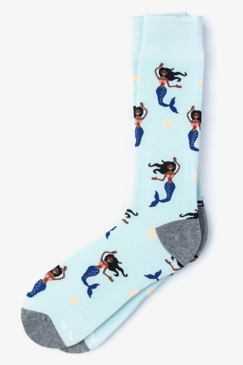 Ties Mermaid Sock Blue Outlet